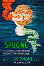 Tableau en bois  Éponge (italien) - Vintage Advertising Collection