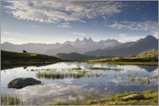 Tableau en plexi-alu  Idylle alpine et lac de montagne - Tobias Richter