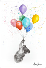 Poster  Koala avec des ballons - Ashvin Harrison