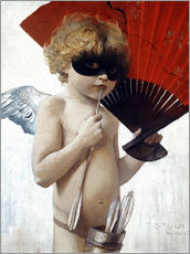 Sticker mural  Cupidon au bal masqué - Franz von Stuck