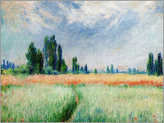 Poster  Champ de blé - Claude Monet