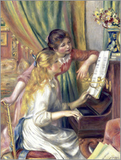 Tableau en plexi-alu  Deux filles au piano - Pierre-Auguste Renoir