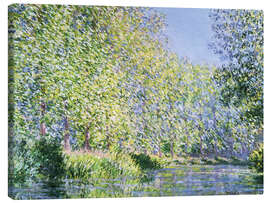 Tableau sur toile  Courbe de l'Epte - Claude Monet