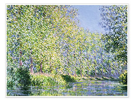 Poster  Courbe de l'Epte - Claude Monet