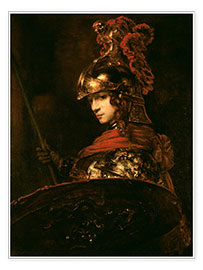 Poster  Pallas Athéna - Rembrandt van Rijn