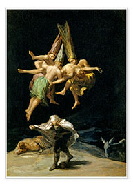Poster  Le Vol des Sorcières - Francisco José de Goya