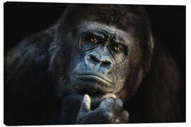 Tableau sur toile  Gorille pensif - Joachim G. Pinkawa