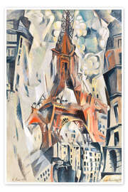 Poster  La Tour Eiffel - Robert Delaunay