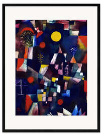 Impression artistique encadrée  La pleine lune - Paul Klee