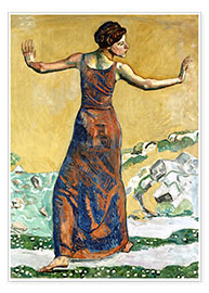 Poster  Femme joyeuse - Ferdinand Hodler