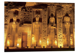 Tableau en PVC  Temple d'Abou Simbel - Miva Stock