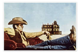 Poster  James Dean en cow-boy