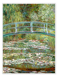 Poster  Pont au-dessus d'un bassin de nymphéas - Claude Monet