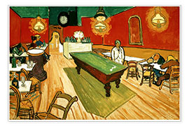 Poster  Le Café de nuit - Vincent van Gogh