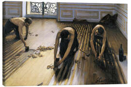 Tableau sur toile  Les Raboteurs de parquet - Gustave Caillebotte