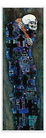 Poster  La Mort (détail) - Gustav Klimt
