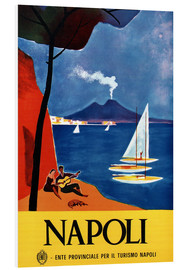 Tableau en PVC  Naples, Italie - Vintage Travel Collection