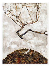 Poster  Petit arbre à la fin de l'automne - Egon Schiele