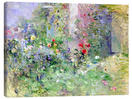 Tableau sur toile  Le Jardin à Bougival - Berthe Morisot