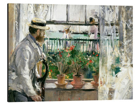Tableau en aluminium  Eugène Manet à l'île de Wight - Berthe Morisot