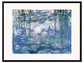 Impression artistique encadrée  Nymphéas - Claude Monet