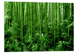 Tableau en PVC  Forêt de bambous - GUGIGEI