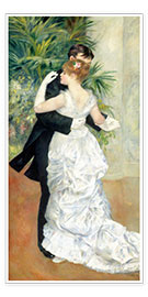 Poster  Danse à la ville - Pierre-Auguste Renoir