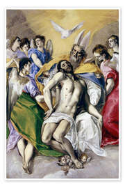 Poster  La Sainte Trinité - Dominikos Theotokopoulos (El Greco)
