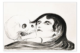 Poster  Le Baiser de la Mort - Edvard Munch