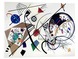 Tableau en verre acrylique  Lignes continues - Wassily Kandinsky
