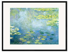 Impression artistique encadrée  Nymphéas - Claude Monet