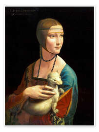 Poster  La Dame à l'hermine - Leonardo da Vinci