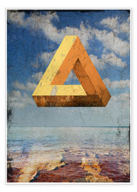 Poster  Penrose triangle - Dieter Ziegenfeuter
