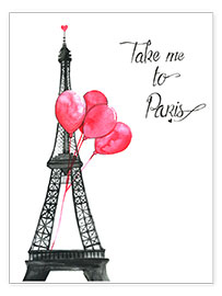 Poster Take me to Paris