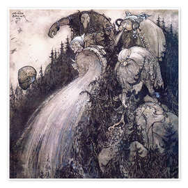 Poster  Troll de la forêt - John Bauer