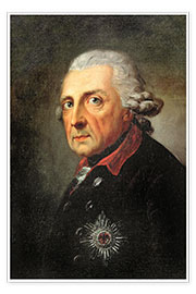 Poster  Frédéric, roi de Prusse - Anton Graff