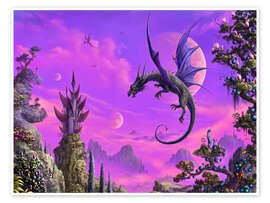 Poster  Le royaume du dragon - Susann H.