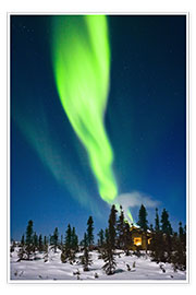 Poster  Aurore polaire en Alaska - Kevin Smith
