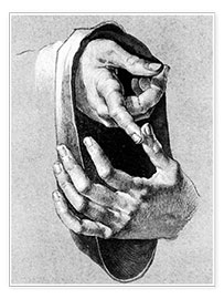 Poster  Étude des mains - Albrecht Dürer