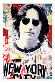 Poster  John Lennon - Michiel Folkers
