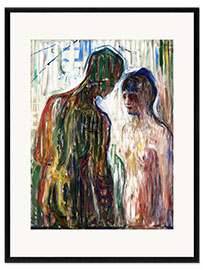 Impression artistique encadrée  Cupidon et Psyché - Edvard Munch