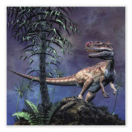 Poster  Monolophosaurus was a theropod dinosaur from the Middle Jurassic period. - Philip Brownlow