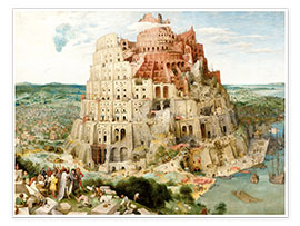 Poster  La Tour de Babel - Pieter Brueghel d.Ä.
