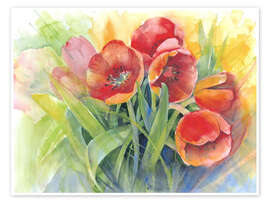 Poster  Bouquet de tulipes - Eckard Funck