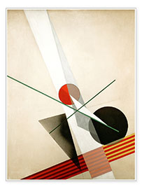 Poster  Composition A XXI - László Moholy-Nagy