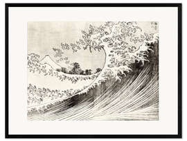 Impression artistique encadrée  La Grande Vague de Kanagawa - Katsushika Hokusai
