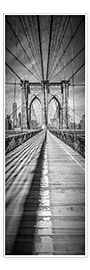 Poster  Pont de Brooklyn à New York - Melanie Viola
