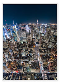 Poster  High above New York City - Sascha Kilmer