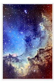 Poster NGC 7380, nébuleuse du Sorcier
